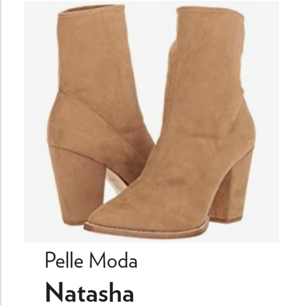 Pelle Moda - Natasha Boots size 7.5 Latte Tan - Picture 2 of 7